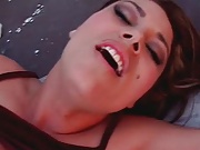 Sultry big breasted latina beauty in mad fucking thrill on the floor