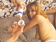 Two retro couples trying out some good anal pounding action