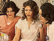 Three hairy retro ladies pleasing two stiff retro cocks