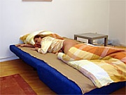 Sleeping girl gets a surprise inside her moist pussyhole