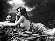 Horny vintage fantasy nude chicks posing for the camera