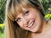 Cute girl next door amateur Missy spreading her teen pussy