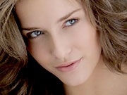 Sexy brunette babe Malena Morgan rubbing her sweet pussy