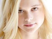 Cute perky erotic teen babe Olivia toying her shaven pussy