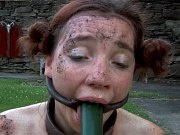 Maggie Mead is humiliated in bondage with bdsm sex traning