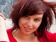 Cute natural redhead Felicity shows her hairy pussy