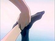 Shower porn scene in adult anime