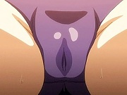 Hot anime chick squirting on the beach