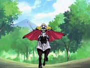 Pretty hentai elve fucked by human cock