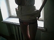 Cool panty upskirt was shot in the porch