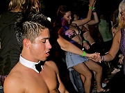 Intoxicated babes enjoy shagging male strippers hardcore
