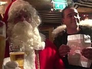 Fake santa claus penetrates a cute hooking chick hardcore