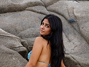 Big breasted Lissa Mendez in a bikini