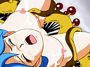 Tempting bitch gets brutally penetrated in her pussy
