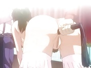 Anime teen rides on cock and then gets reamed doggystyle