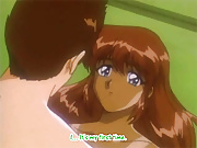 Hot innocent looking hentai girl gets a steamy sex