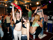 The over 80 amateur girls at this real live CFNM stripper party have not only lost their inhibitions, theyve completely forgotten what the word even means.