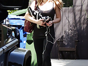 Hillary Duff in her most daring self wearing revealing outfits