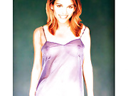 Hot and gorgeous celeb Amy Jo Johnson naked fake pics exposed