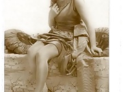 Antique Risque Post Cards Of 1920 With Naked Women From France