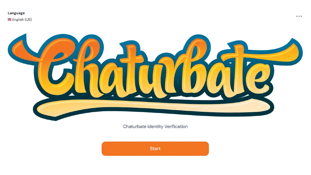 Chaturbate broadcaster signup page prompting new models to begin age verification