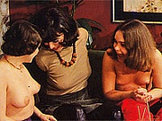 Three hairy seventies lesbian ladies love to fuck eachother