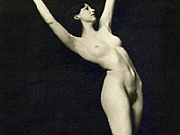 Beautiful sexy vintage women posing nude in the thirties