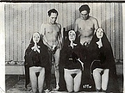 True vintage hairy nuns are posing naked retro pictures