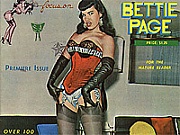 Betty Page showing her sexy moves in hot and wild lingerie