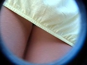 Gals blue panty is nastily recorded for upskirt video