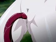 Dick looking tentacle goes in young nub 