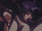 Hentai porn with busty doll raped and packed by tentacles