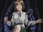 Anime tentacles rape babe and spread her legs for hard cock