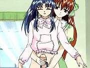 Sexy hentai video with girls and tranny in hard sex