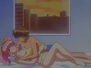 Young lovers do stormy head job in crazy anime