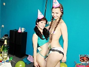 Drunk college girl owned at crazy party 