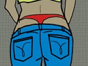 There are sales in the shoe shop thats why it is filled with many girls in tight jeans 