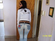 Women in tight jeans posing sexy firm butts in hot shots 