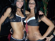 Panty girls participating in hot panty show