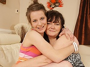 Two hot old and young lesbians eat each others pussies 