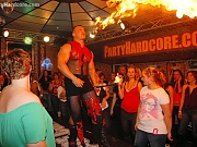 Fire breathing dude screws many chicks at a big sex party