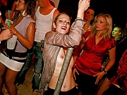Silly drunk horny chicks screwed publicly by dancing dudes