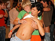 Very pretty gay teenagers fucked hard at a big homo party