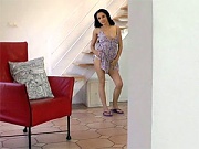 Horny daring stockings brunette drilled by a solid boner