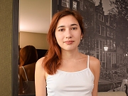 Ginger teen takes care of a pov dong in a hotel room