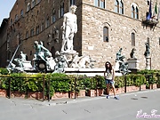 Sexy transsexual Nikki visiting Italy 