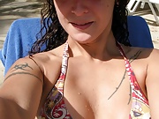 Few hot shots of Nikki in Cancun at the beach