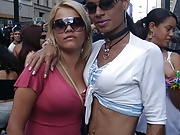 Hot Trannies at the gay Parade in Sao Paulo 2008