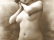 Vintage Photos Of Naked Ladies With Unshaven Bushes And Curvy Asses