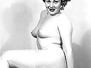 Vintage Photo Serie Of Brunette Woman